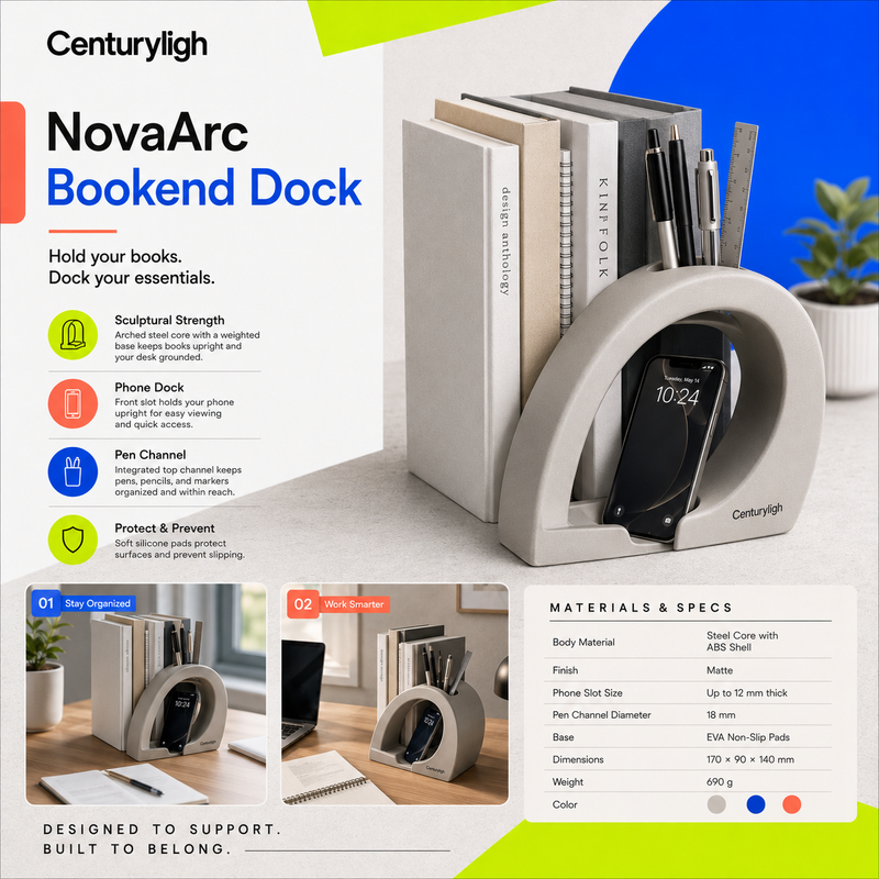 Centuryligh™ NovaArc Bookend Dock
