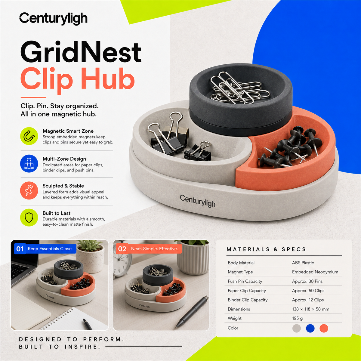 Centuryligh™ GridNest Clip Hub